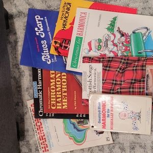 8 Harmonica Music Books